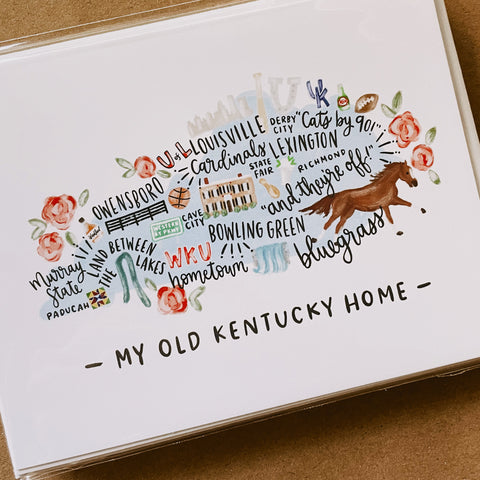 My Old Kentucky Home Notecard Set