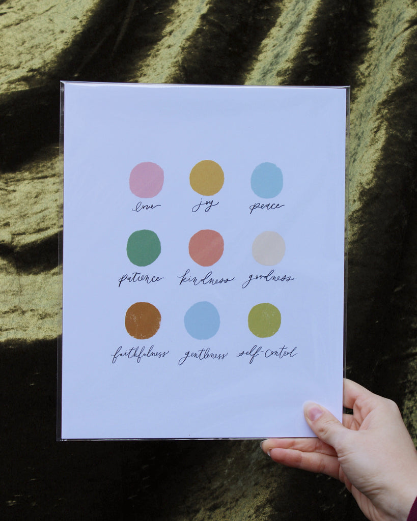 8"x10" Fruit of the Spirit Print