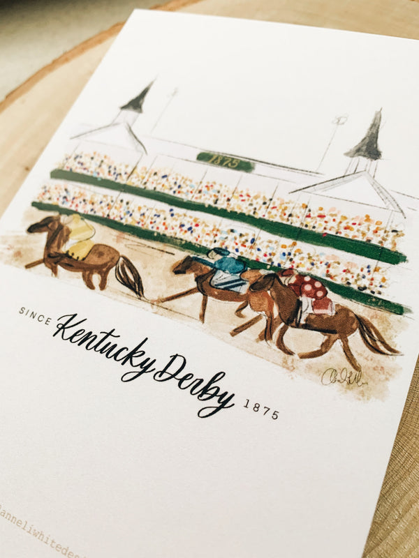 Kentucky Derby 5"x7" Print