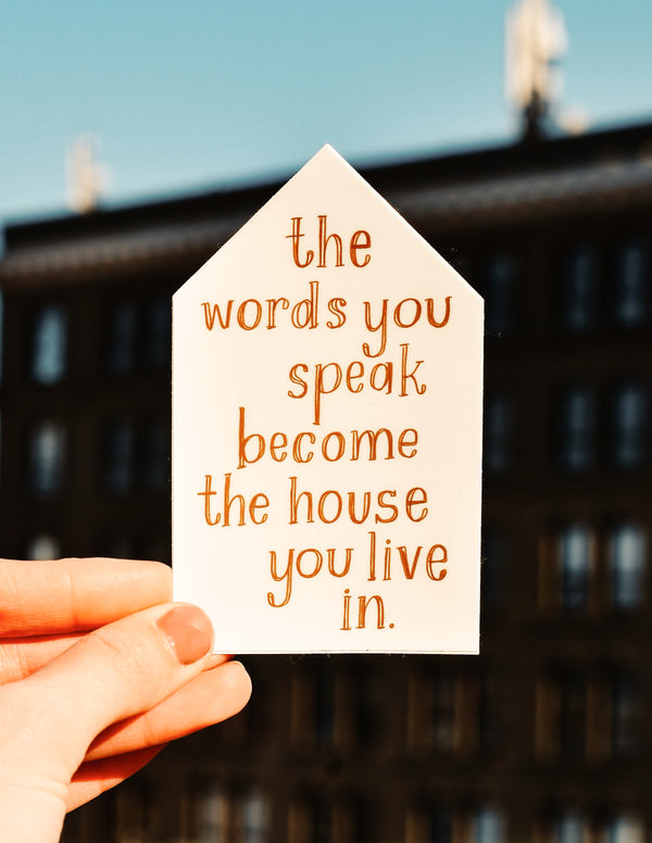Your Words Sticker
