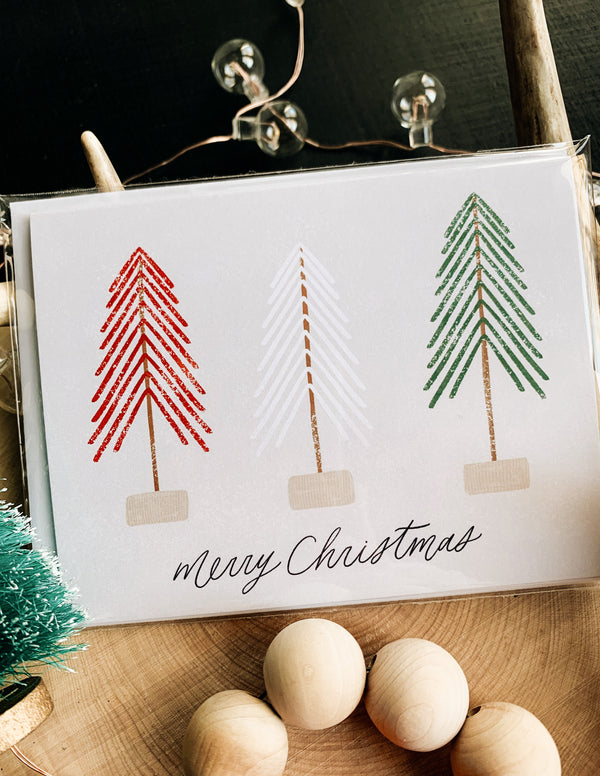 Merry Christmas Tree Card Pack