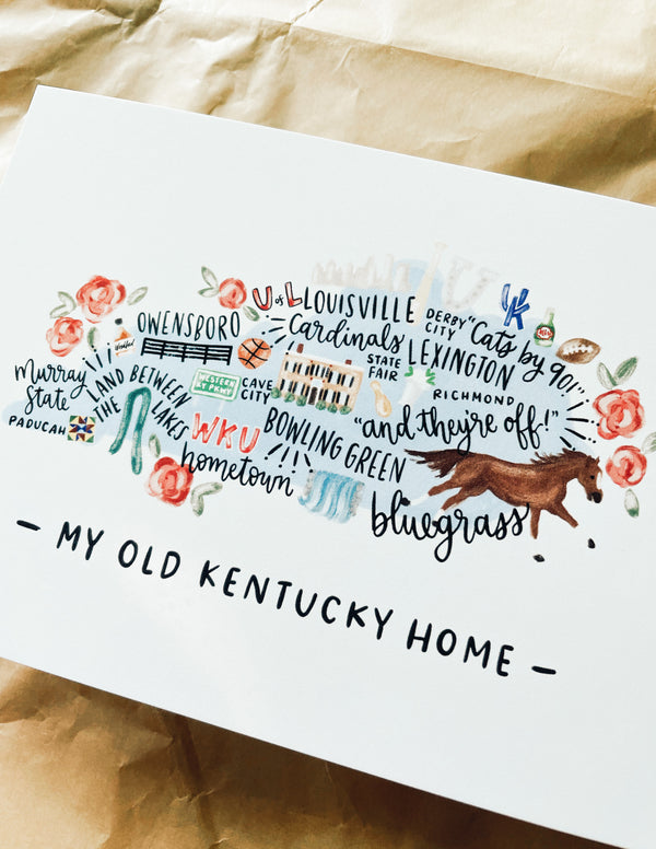 My Old Kentucky Home 5"x7" Print